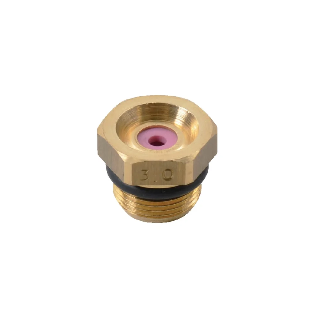Duză cu jet plat 6818 55° 3, alamă, Braglia
