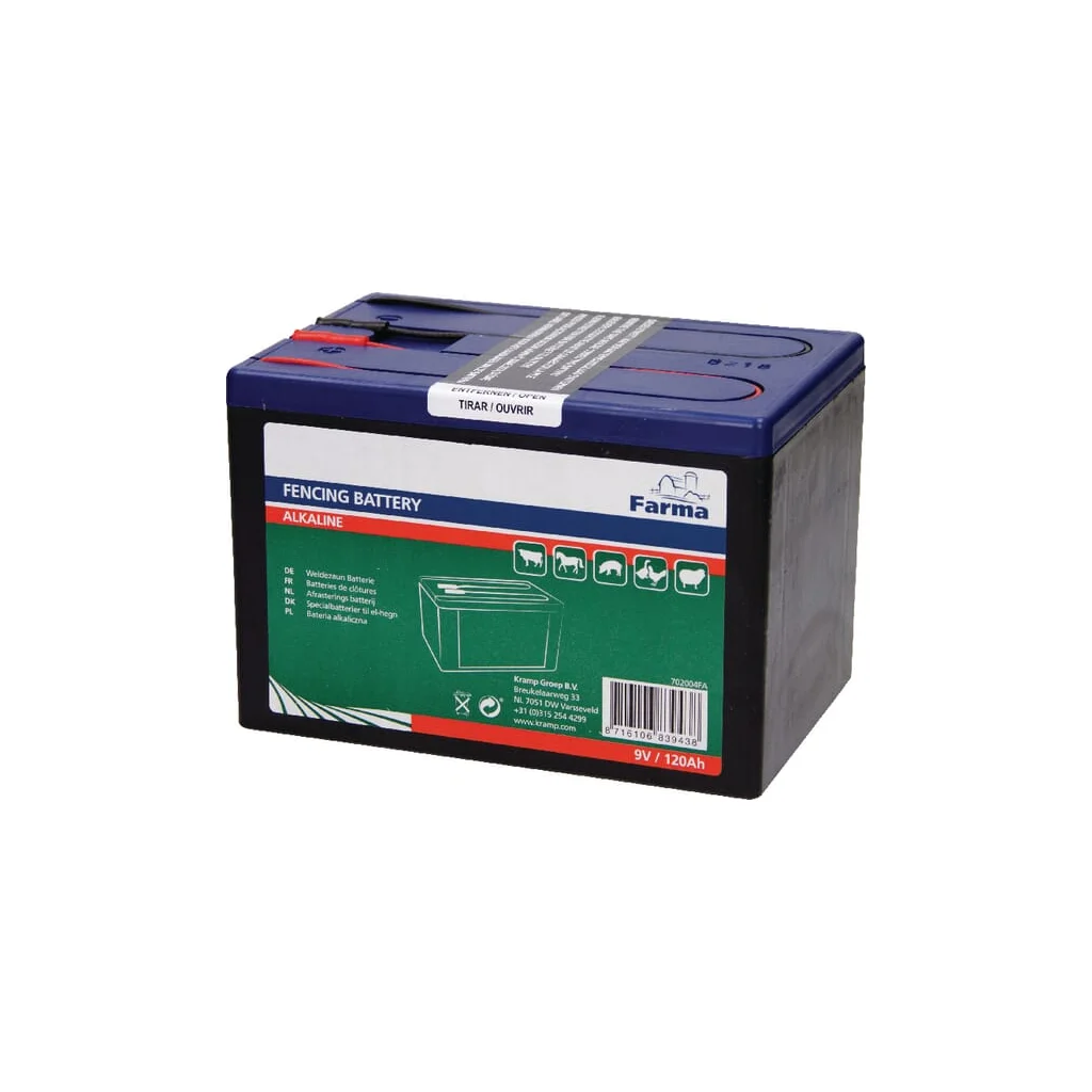 Baterie uscată gard electric Alkaline 9V 120Ah