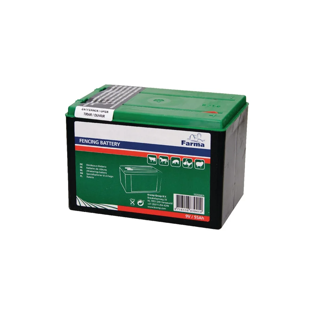Baterie uscată gard electric 9V 55Ah
