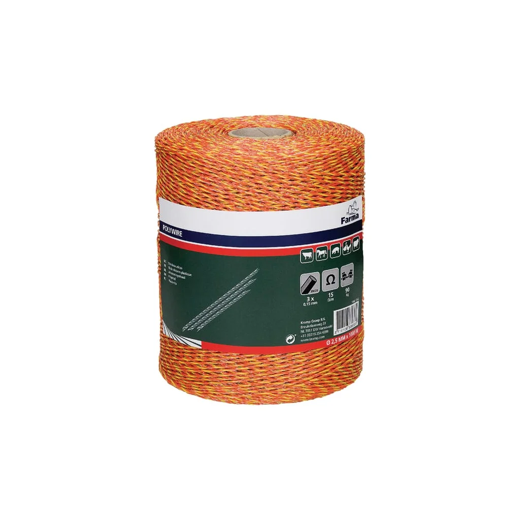 Cablu gard electric 1000m 3x0,16mm fire oțel inoxidabil