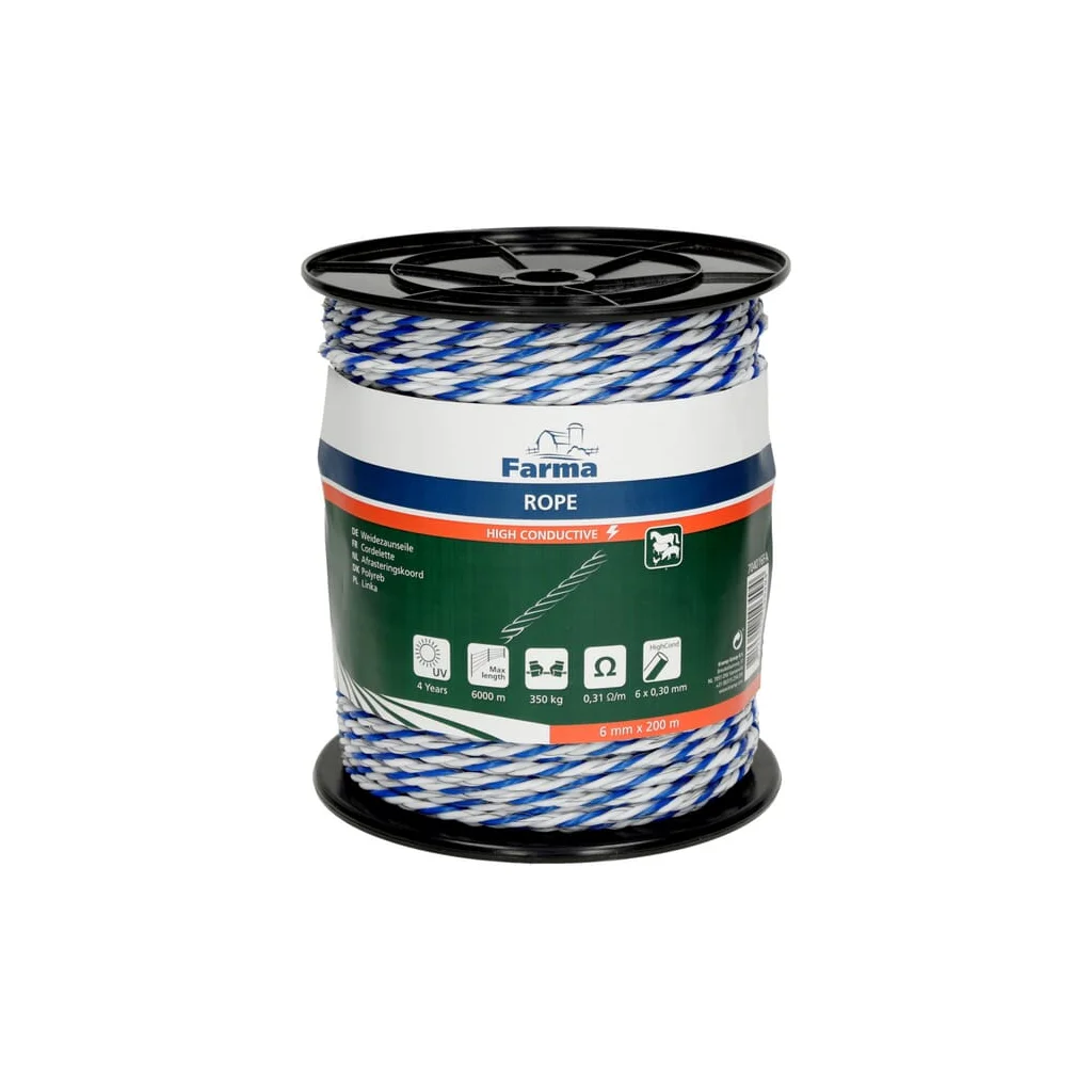 Cablu gard electric 200m 6x0,30mm conductivitate ridicată