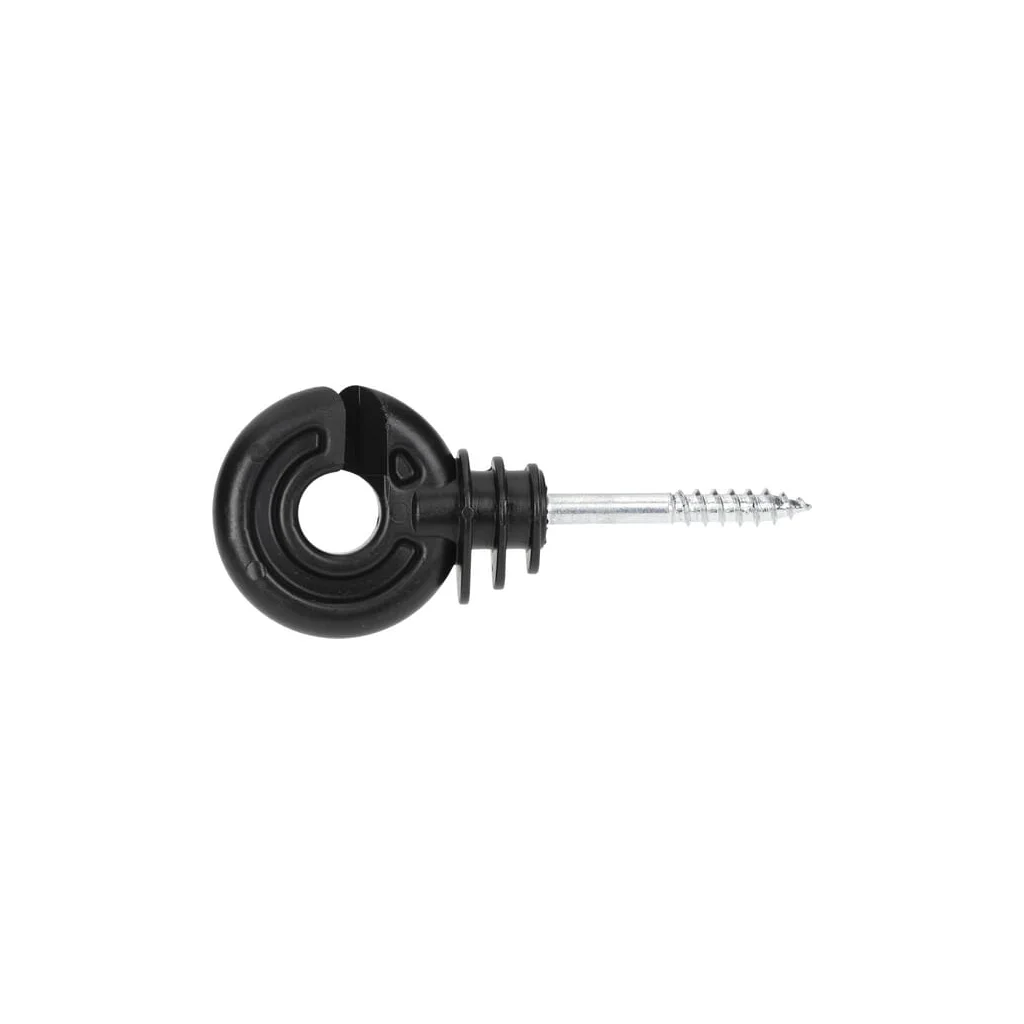 Izolator inelar negru șurub 40mm x diametru 5,3mm 25 buc. Farma