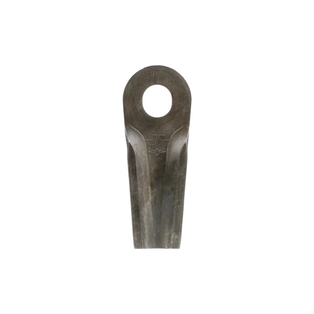 Lamă cositoare stânga/dreapta 132x50x4mm orificiu 23x20,5mm oval potrivită pentru Kongskilde JF/Stoll
