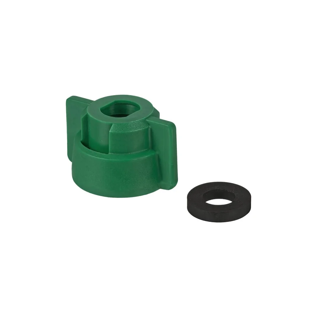 Capac duză baionetă SW10 verde cu garnitură 25 buc. Geoline