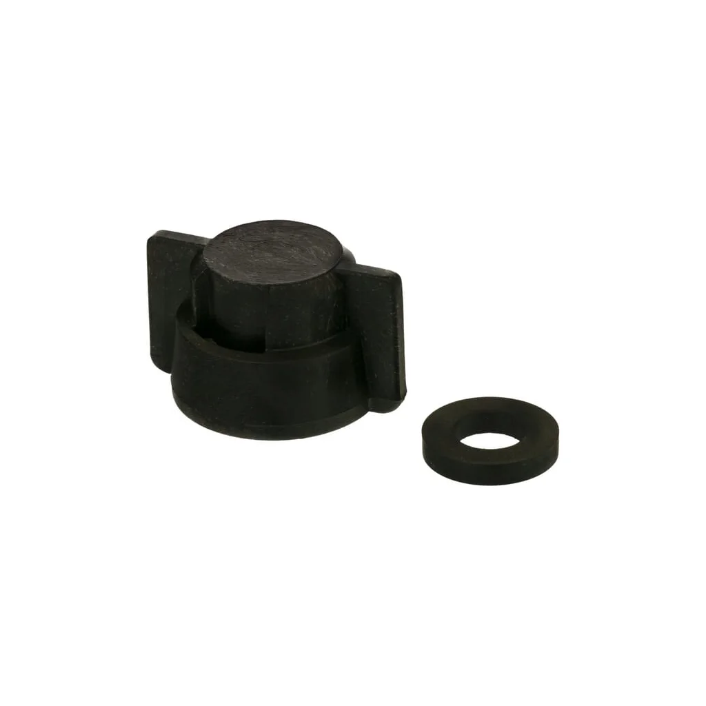 Capac orb baionetă negru cu garnitură 25 buc. Geoline