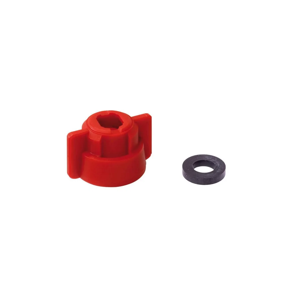 Capac duză baionetă SW10/8 roșu cu garnitură 25 buc. Geoline