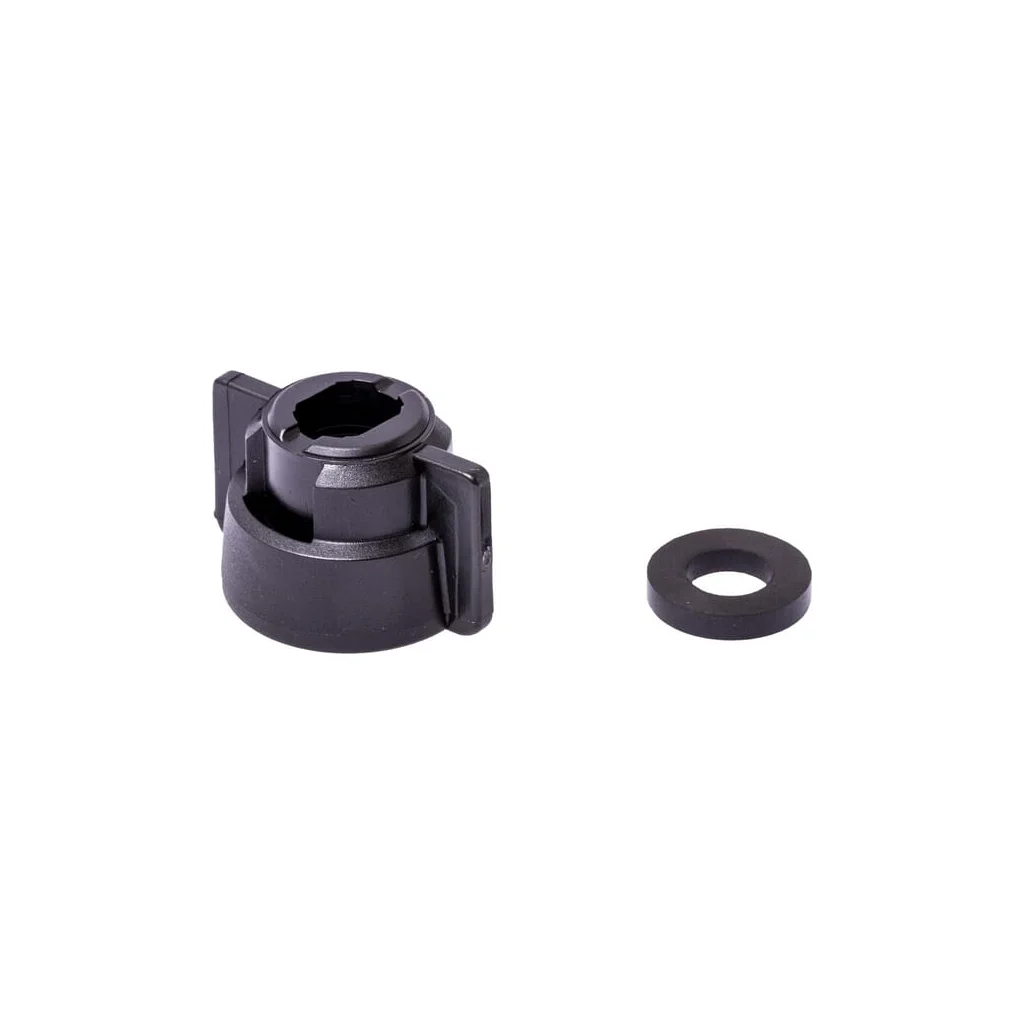 Capac duză baionetă SW10/8 negru cu garnitură 25 buc. Geoline