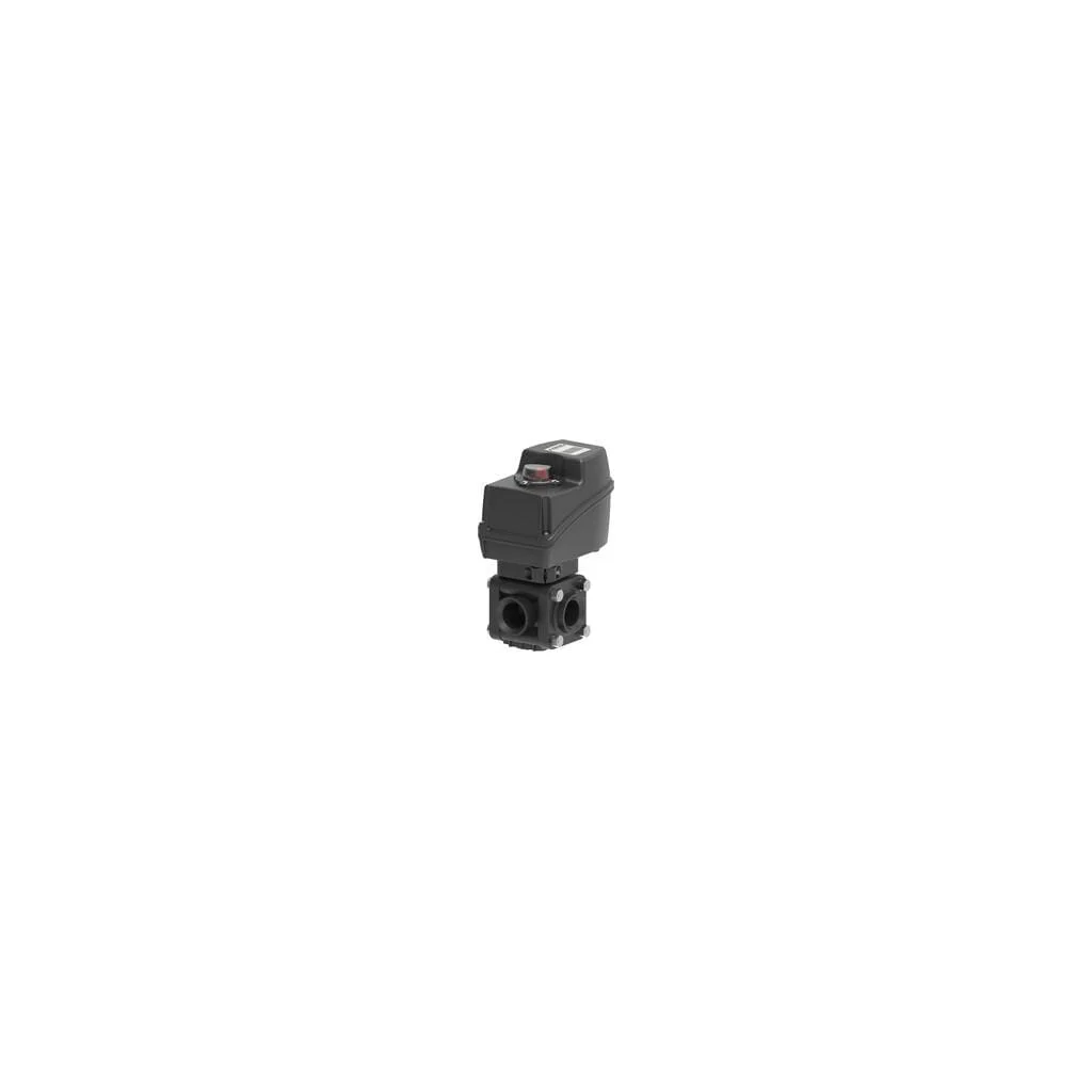 Robinet electric cu 3 căi, bilă, 2"F, poziție laterală IND.