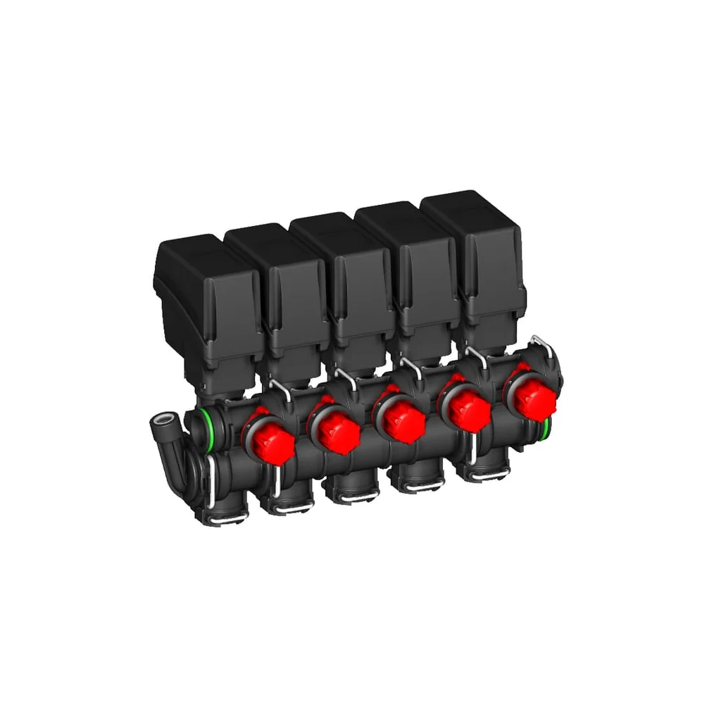 Kit electrovalve 5 secții, cu bypass, T5