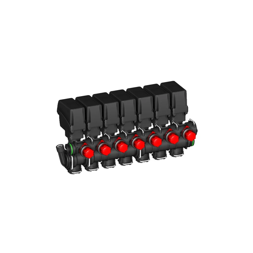 Kit electrovalve 7 secțiuni, cu bypass, T5