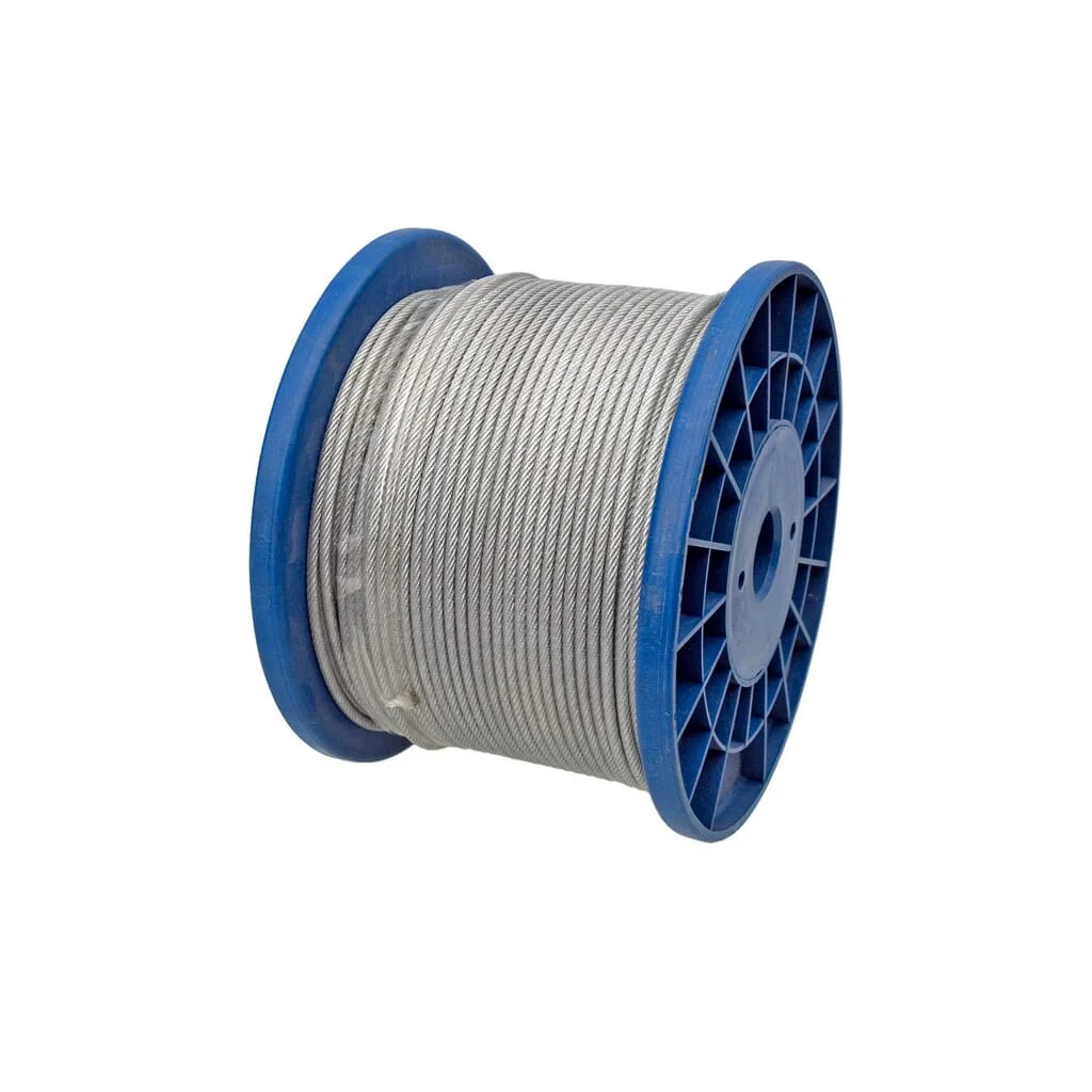 Cablu din oțel în manta din PVC, 4 mm