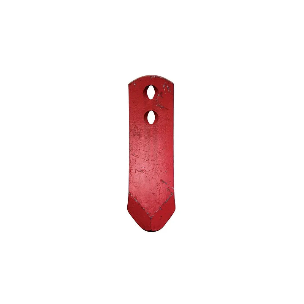 Brăzdar cultivator 270x80x12mm curbat 2 orificii potrivit pentru Pöttinger