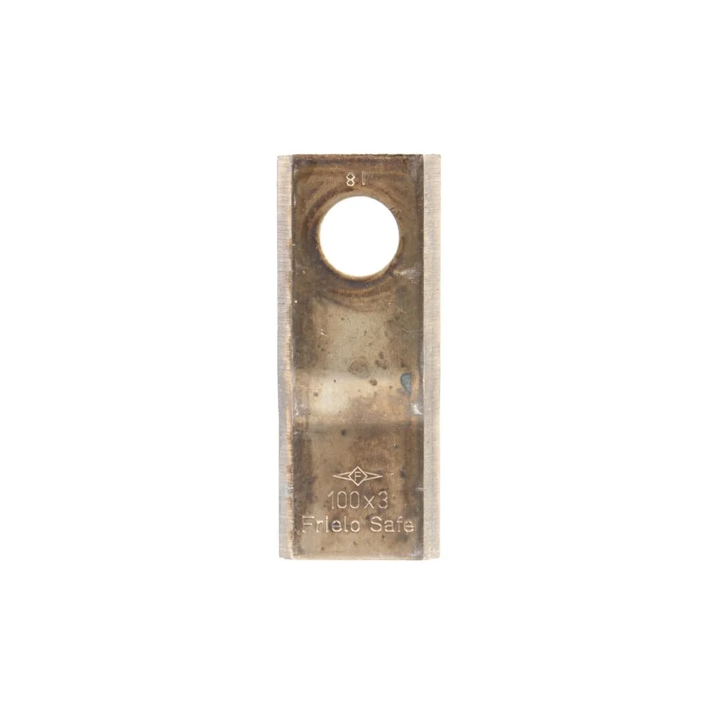 Lamă cositoare stânga/dreapta 98x40x3mm orificiu 19mm pachet 25 buc. potrivită pentru AMA/Galfre/Marangon