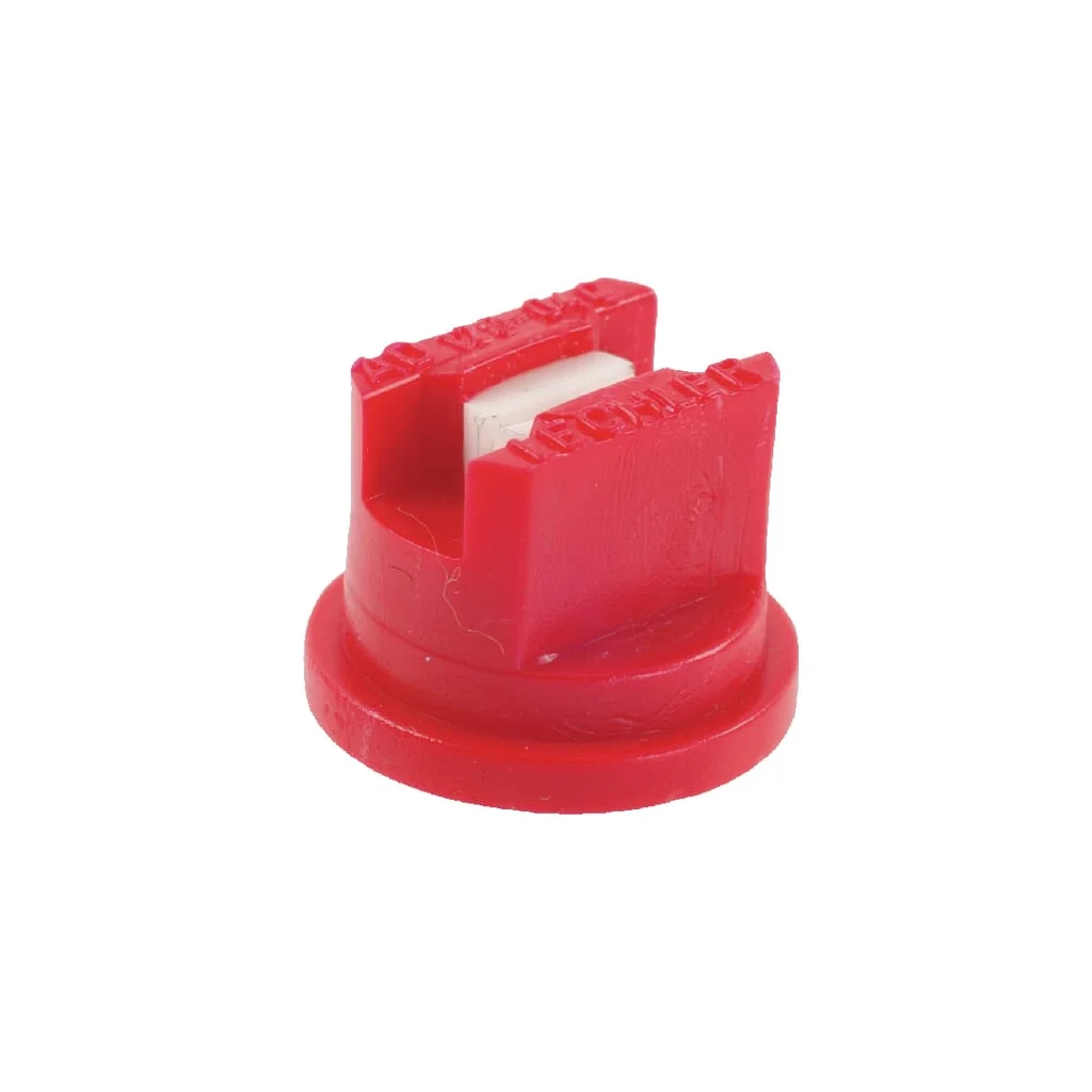 Duză ventilator plat AD 120° 04 roșie din material ceramic Lechler