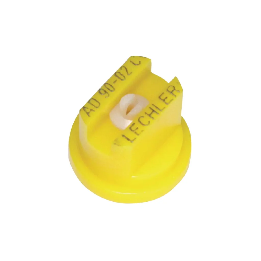 Duză ventilator plat AD 90° 02 galbenă din material ceramic Lechler