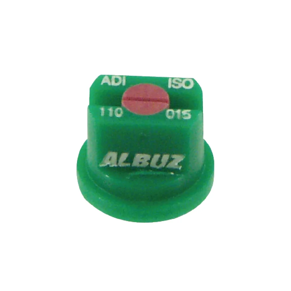 Duză ventilator plat ADE 110° 015, verde, ceramică, Albuz