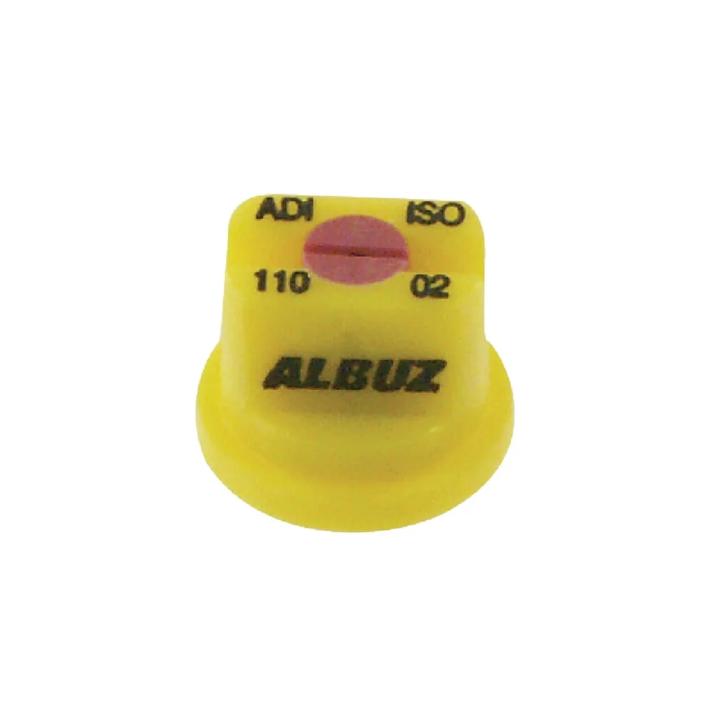 Duza evantai plat ADI 110° 02 galbenă ceramică Albuz