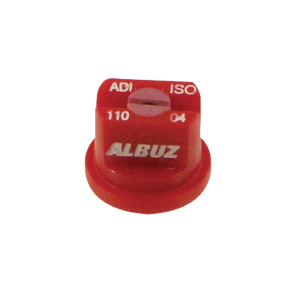 Duză ventilator plat ADI 110° 04, roșu, ceramică, Albuz