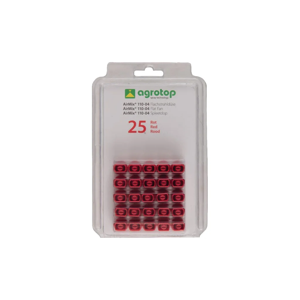 Duză injecție aer AM 110° 04 roșie din plastic Agrotop