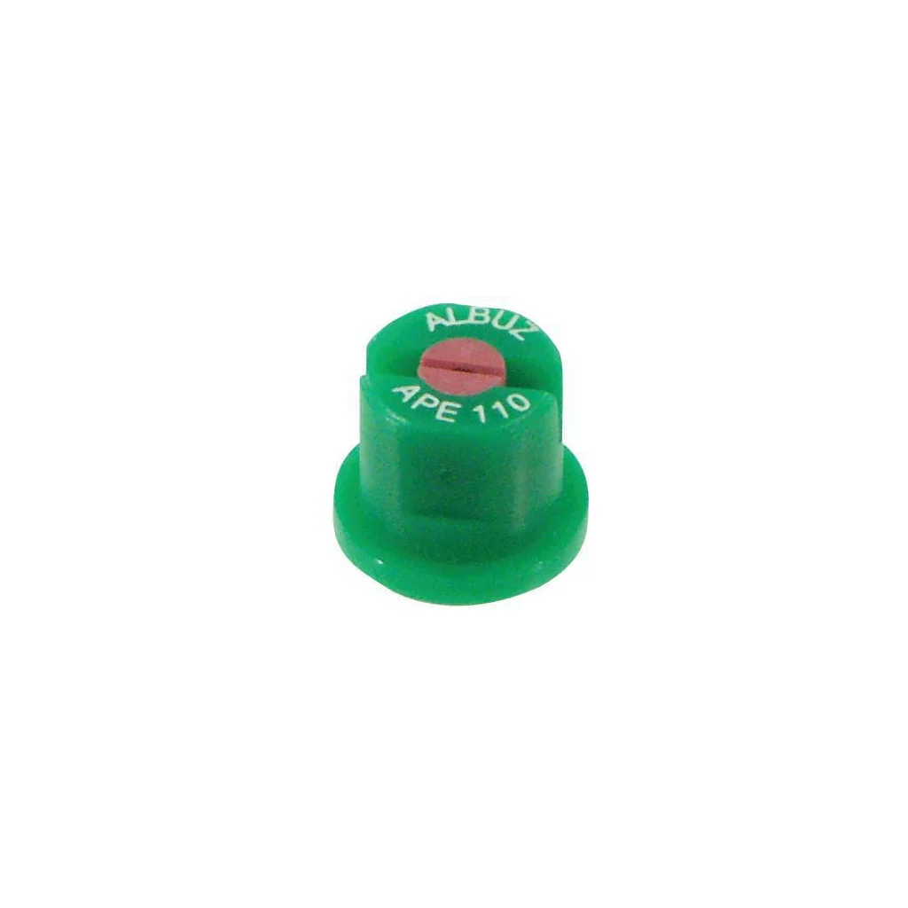 Duză ventilator plat, APE 110° 04, verde, din material ceramic Albuz