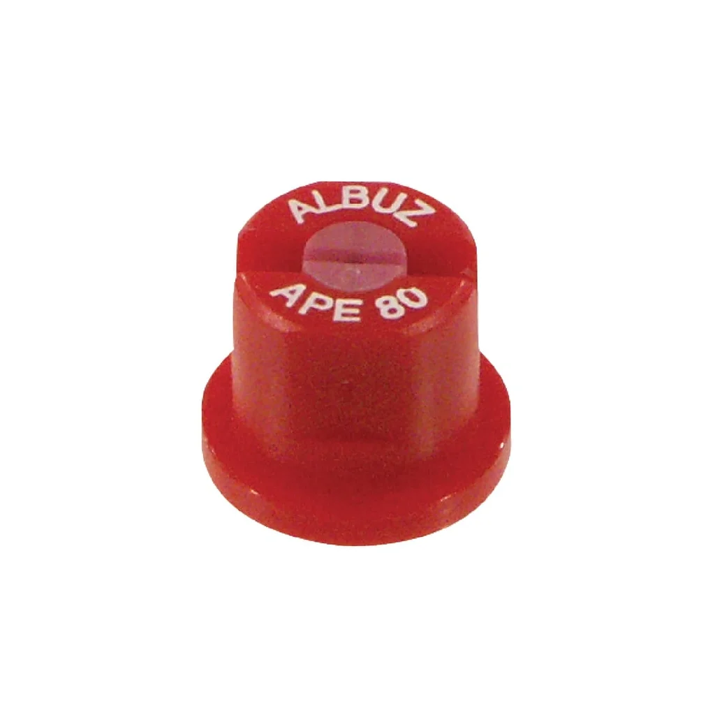Duză ventilator plat APE 80° 04 roșie din material ceramic Albuz