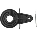 Izolator inelar pentru stalp cornier, gard electric – fotografia 1