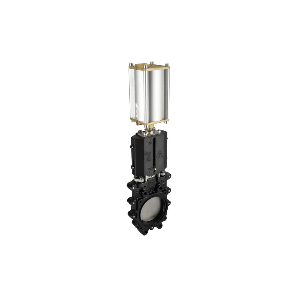 Vană cuțit de 6" bidirecțională (pneumatică)