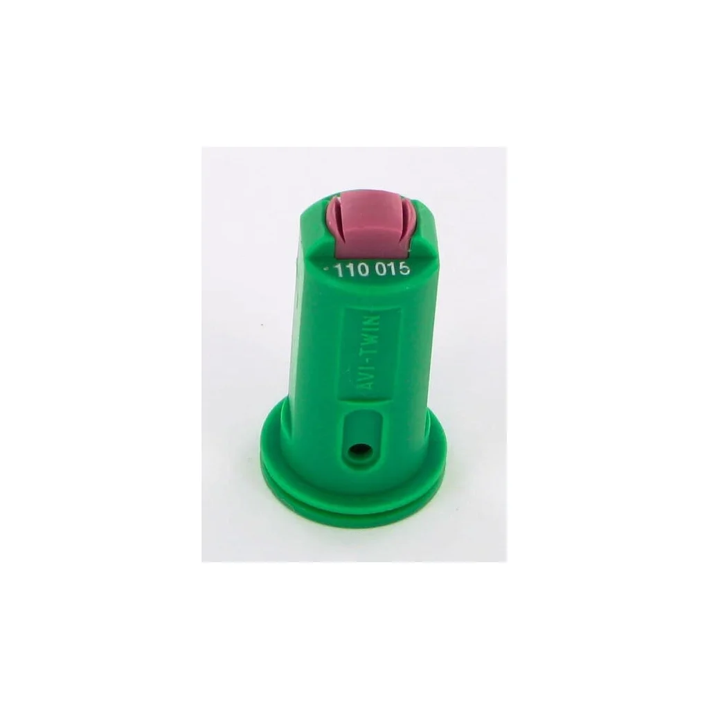 Duză dublă cu ventilator pentru injecție de aer AVI TWIN 110° 015 verde ceramic Albuz