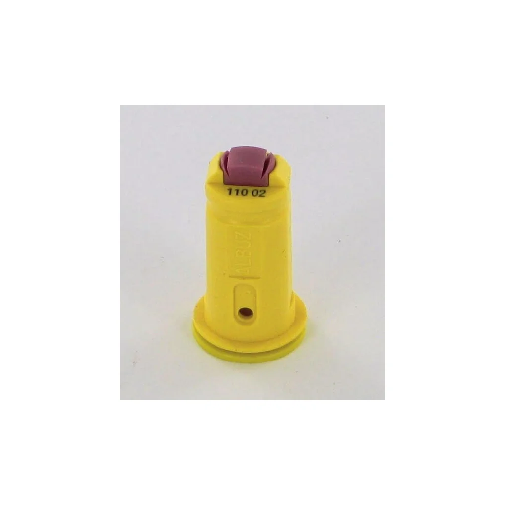 Duza dublă cu injecție de aer AVI TWIN 110° 02 ceramică galbenă Albuz