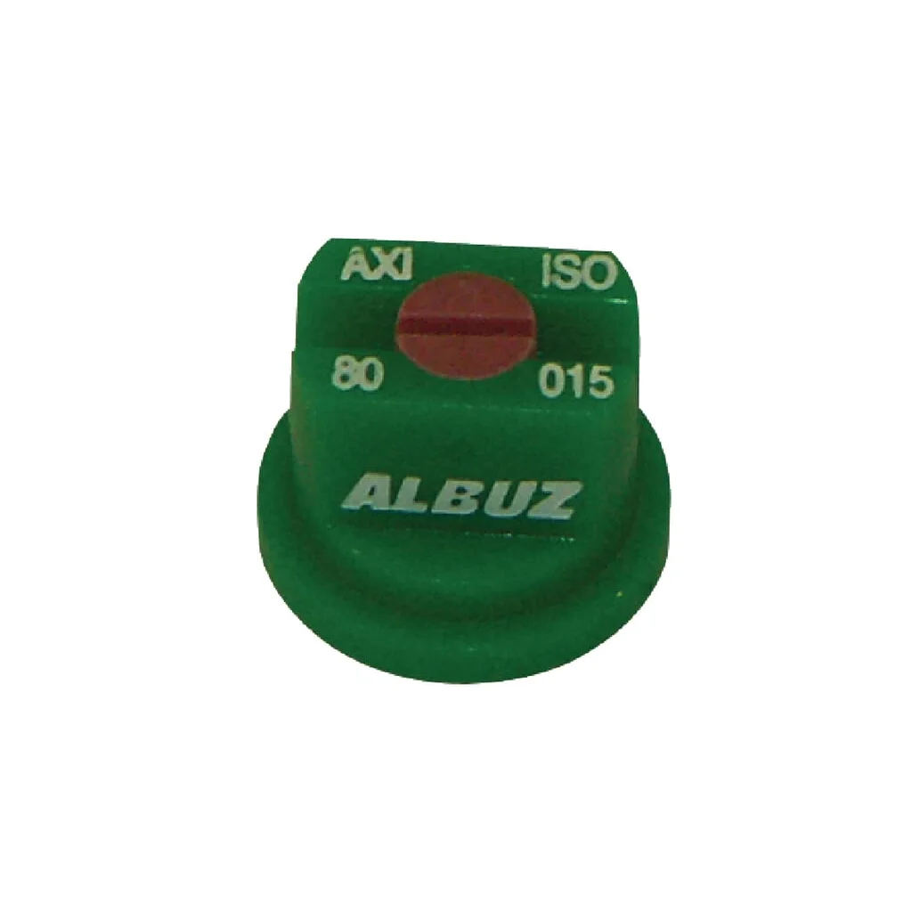 Duză ventilator plat AXI 80° 015 verde din material ceramic Albuz