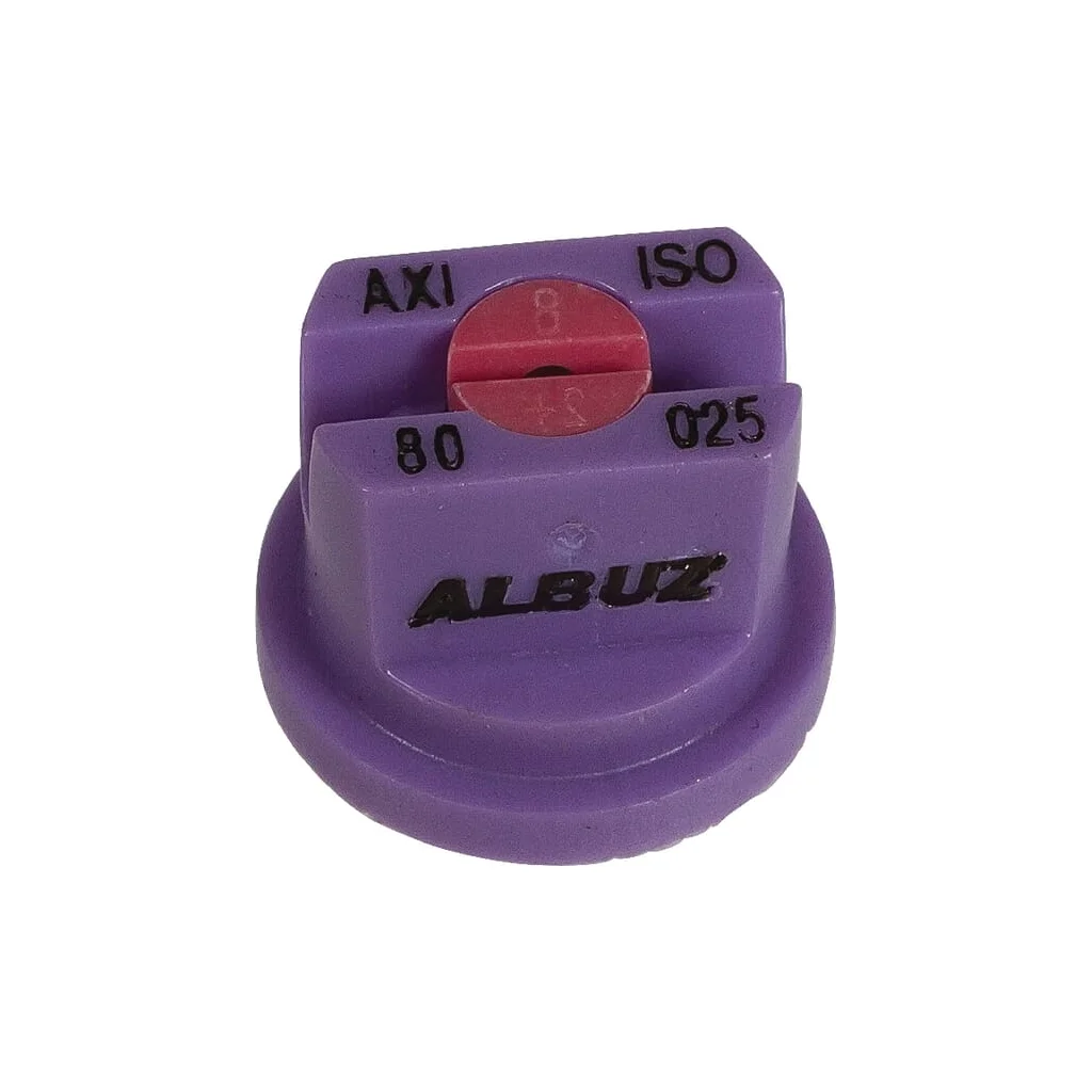 Duza evantai plat AXI 80° 025 violet ceramică Albuz