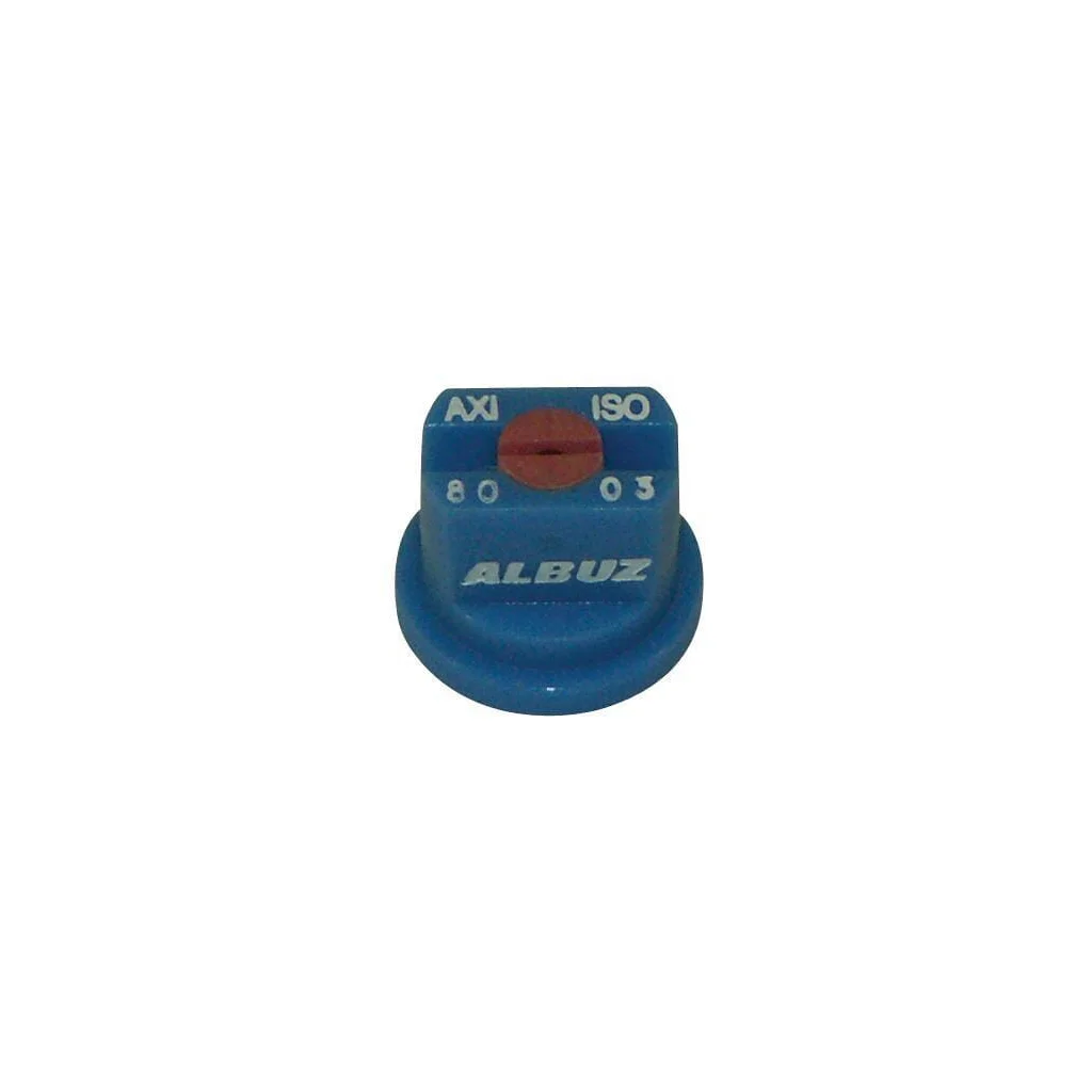 Duză ventilator plat AXI 80° 03 albastră din material ceramic Albuz