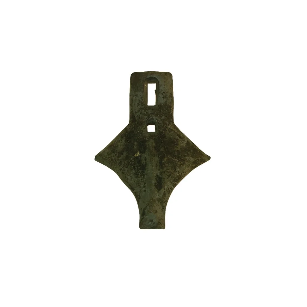 Brăzdar cultivator 270x190x15mm întărit plat 2 orificii