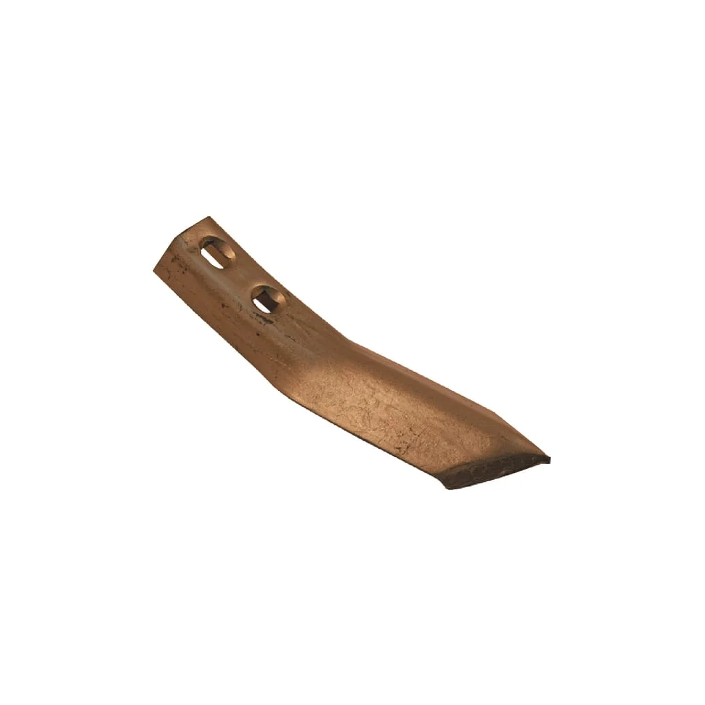 Brăzdar cultivator 285x75x6mm curbat 2 orificii