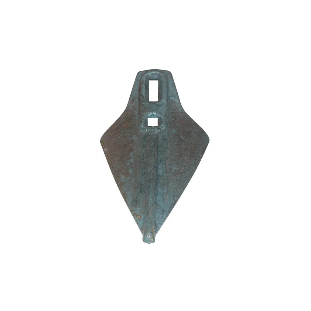 Brăzdar cultivator 295x170x9mm curbat 2 orificii potrivit pentru Amazone