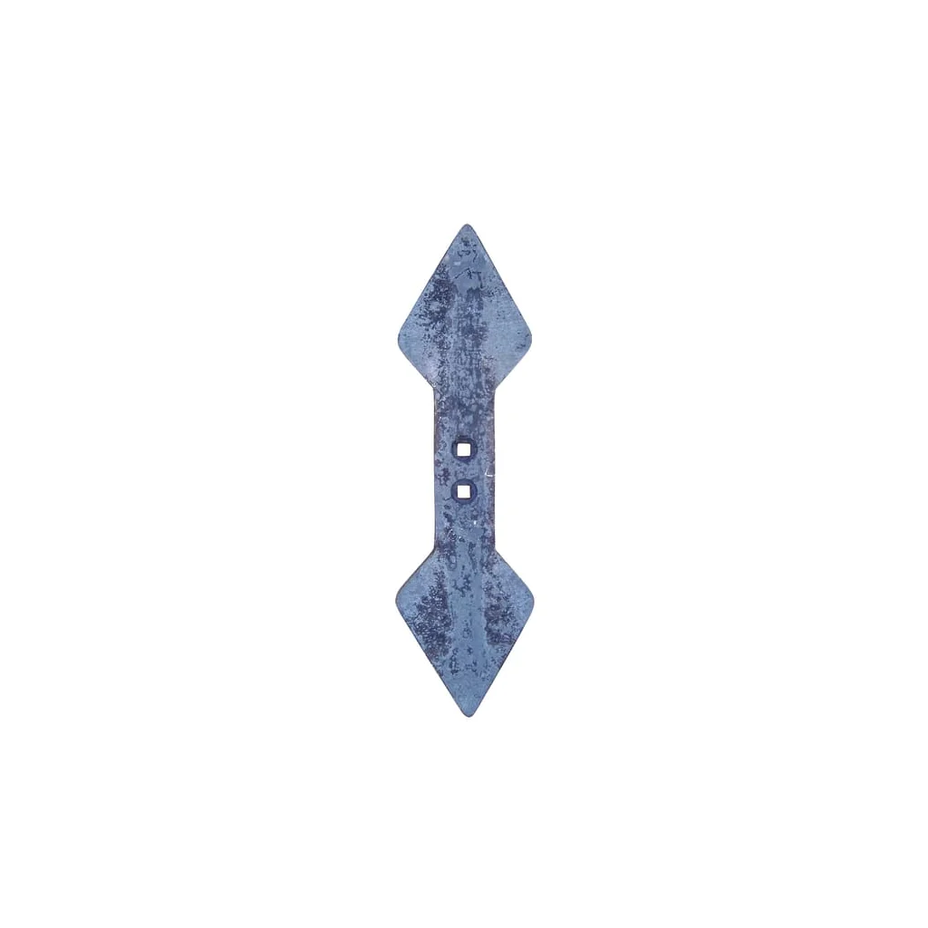 Brăzdar cultivator 440x135x19mm reversibil curbat 2 orificii