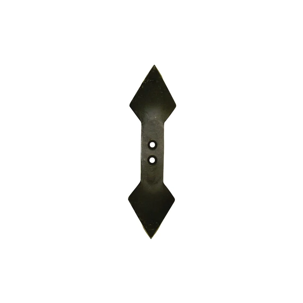 Brăzdar cultivator 440x135x17mm reversibil curbat 2 orificii