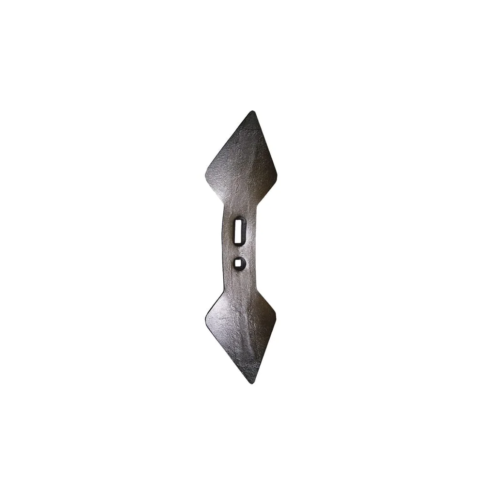Vârf cultivator 450x135x19mm, reversibil, curbat, cu 2 găuri