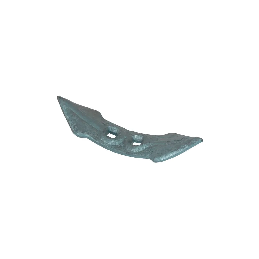 Brăzdar cultivator 250x75x10mm reversibil curbat 2 orificii potrivit pentru Ottmar