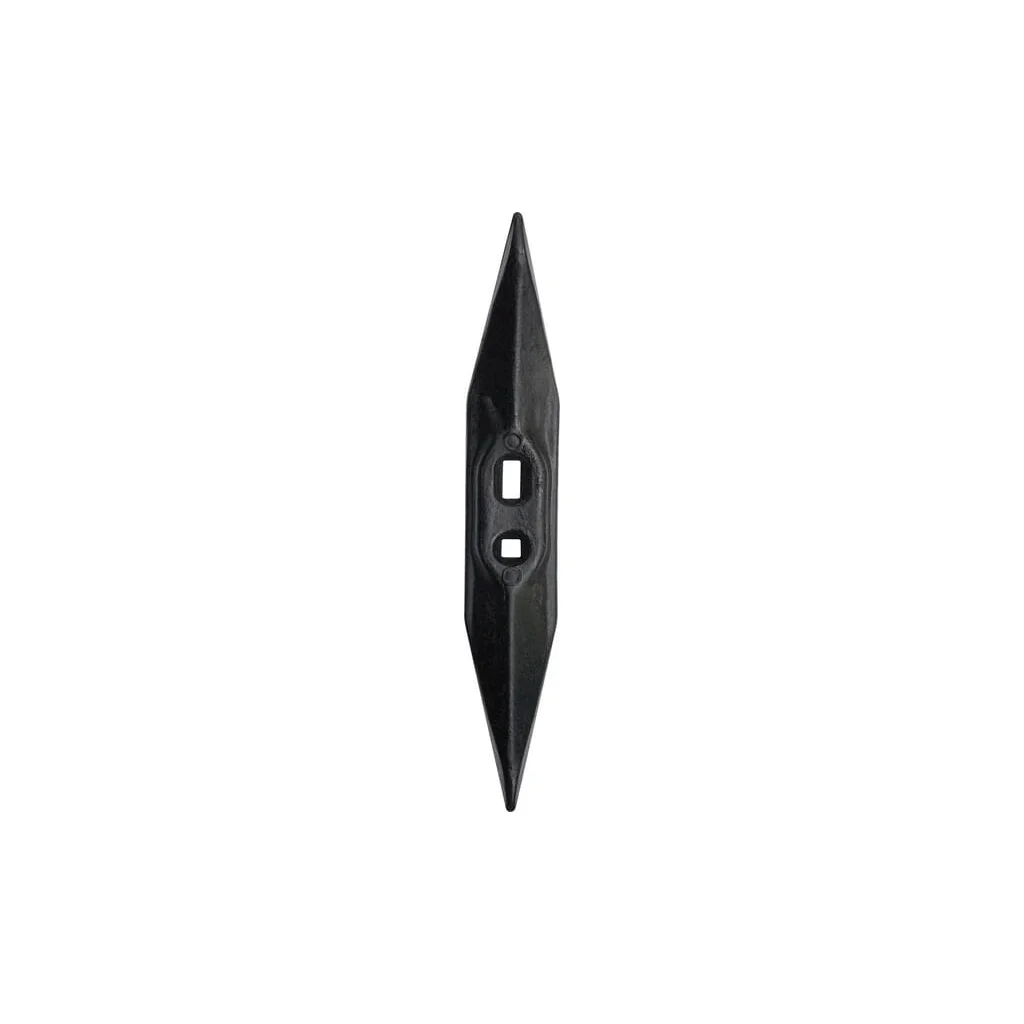 Brăzdar cultivator 400x70x24mm reversibil curbat 2 orificii