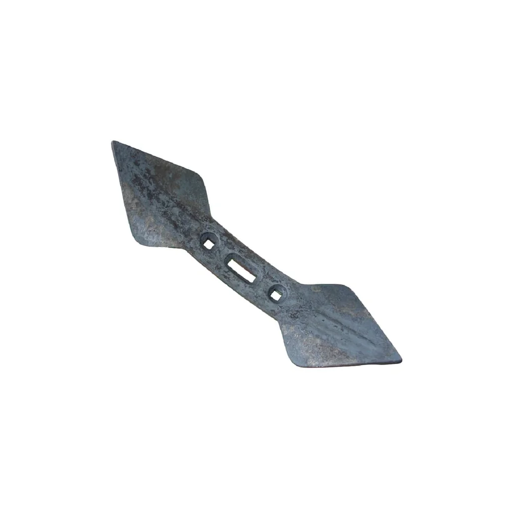 Vârf cultivator 450x135x19,5mm, reversibil, curbat, cu 3 găuri