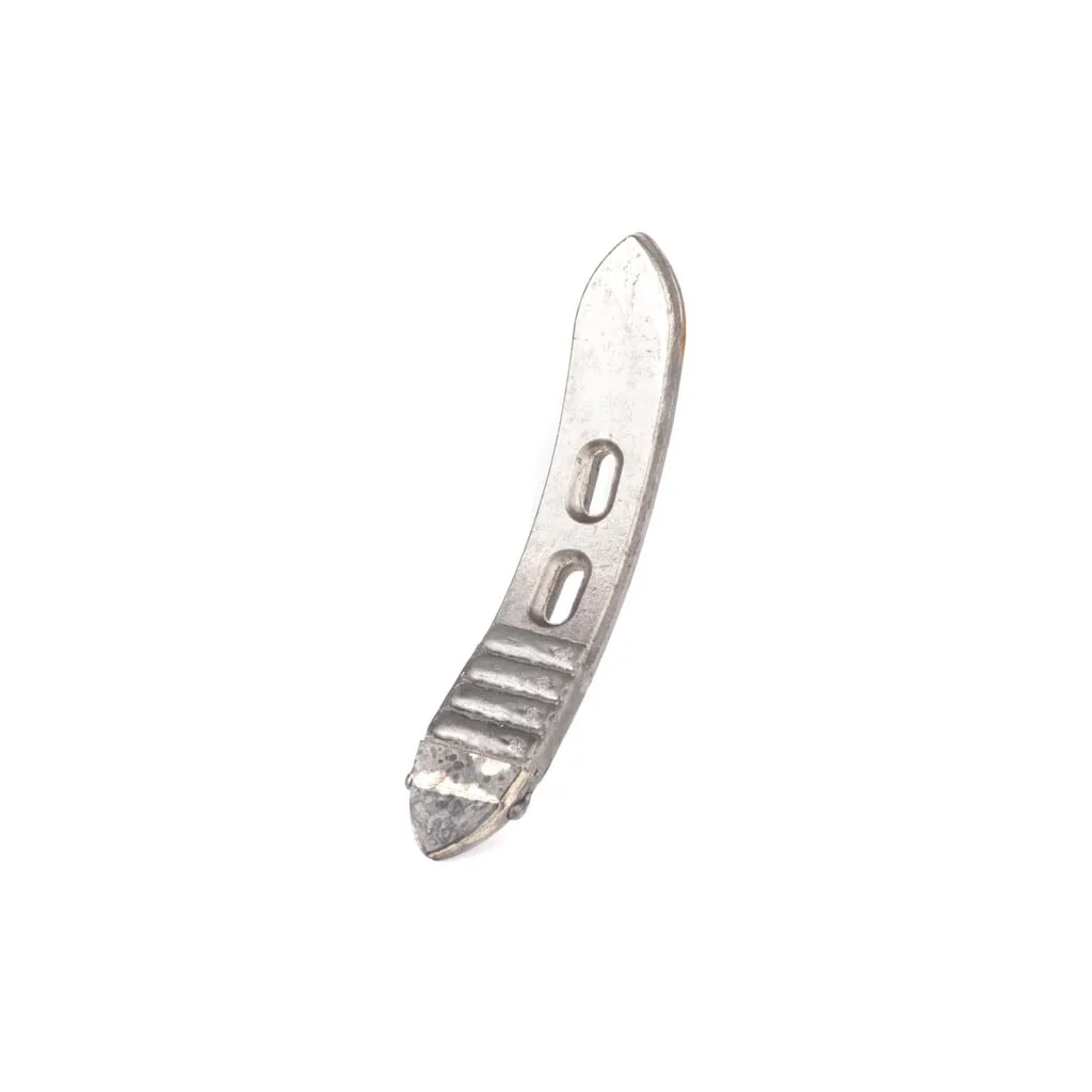 Brăzdar cultivator 360x60x20mm întărit curbat 2 orificii