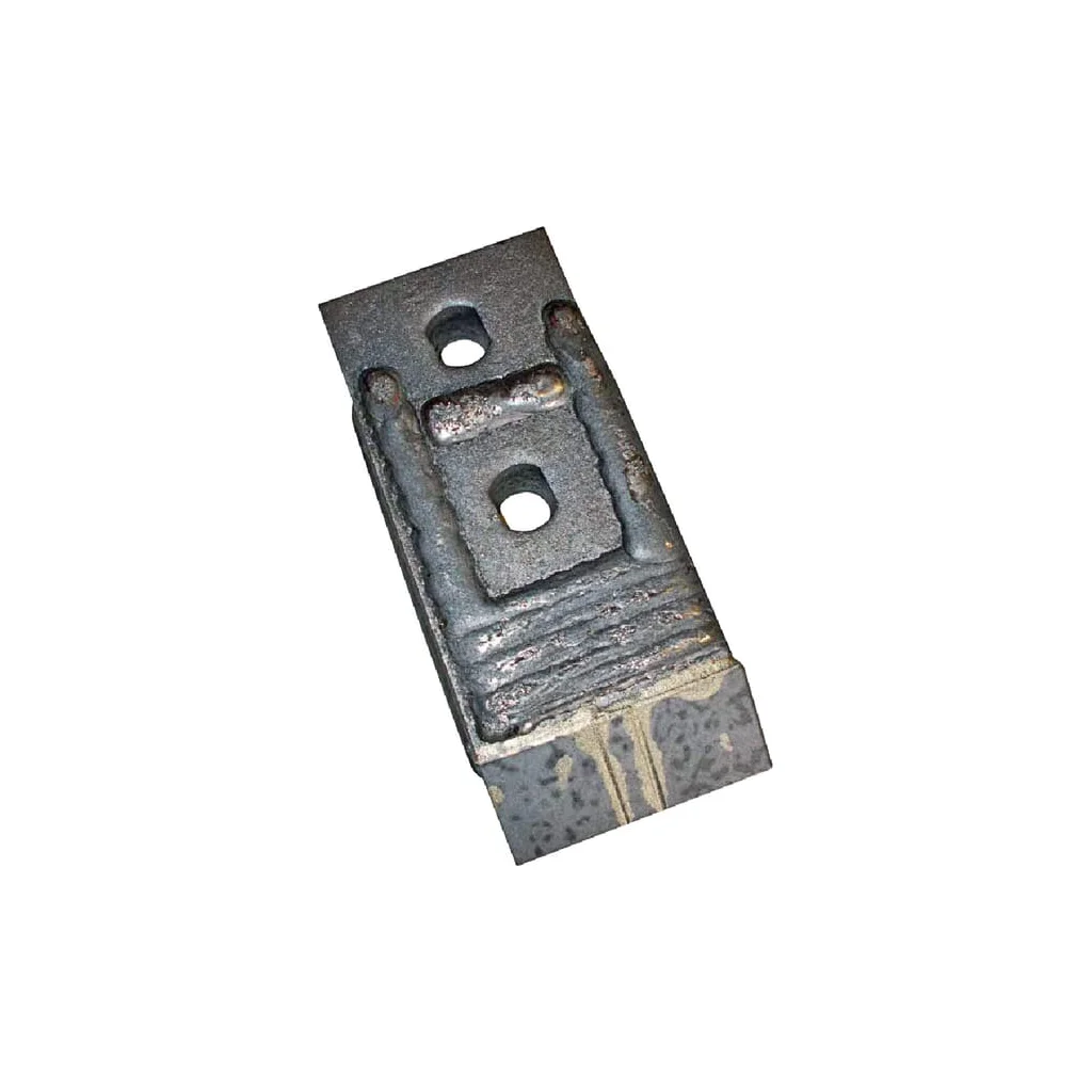 Brăzdar cultivator 160x70x20mm întărit plat 2 orificii potrivit pentru Grégoire-Besson