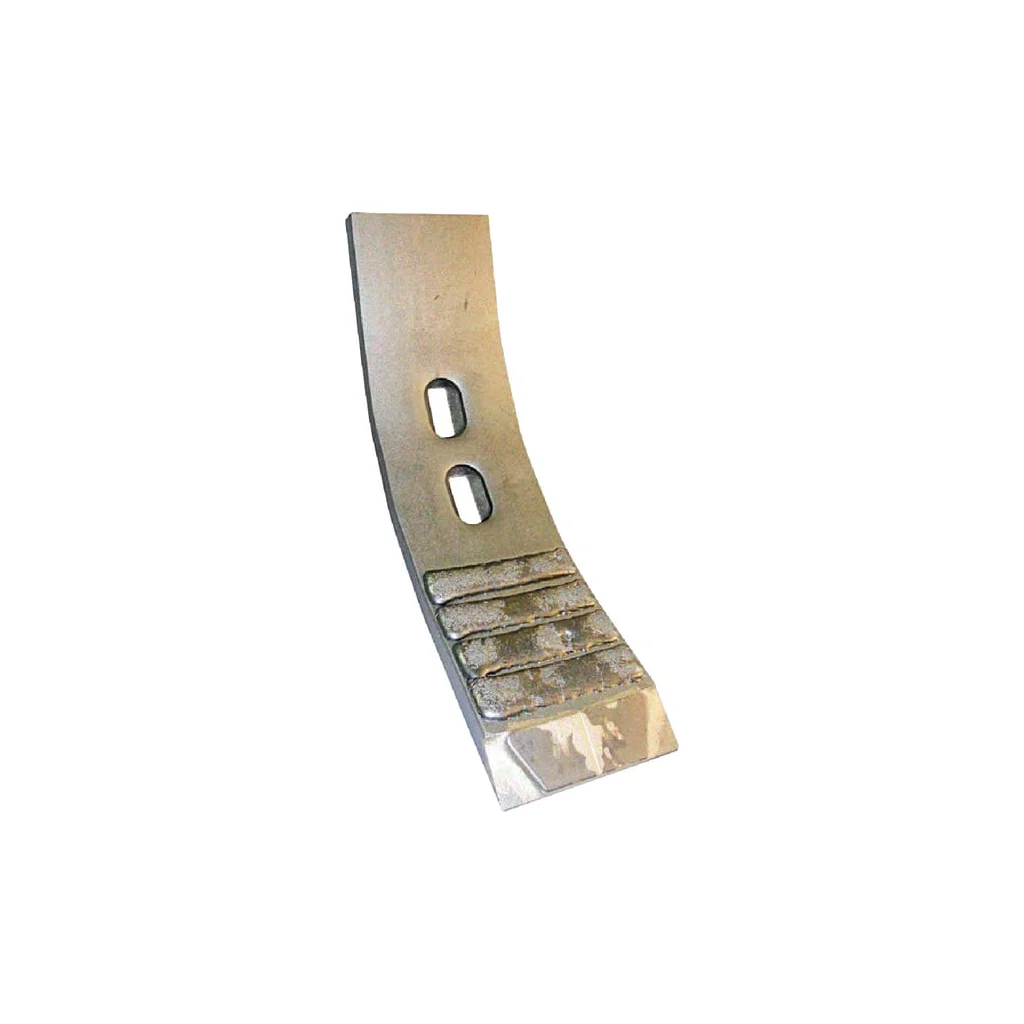 Brăzdar cultivator 382x100x20mm întărit curbat 2 orificii