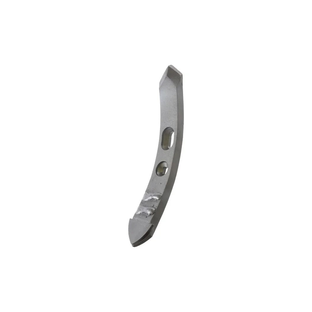 Brăzdar cultivator 310x40x20mm întărit curbat 2 orificii