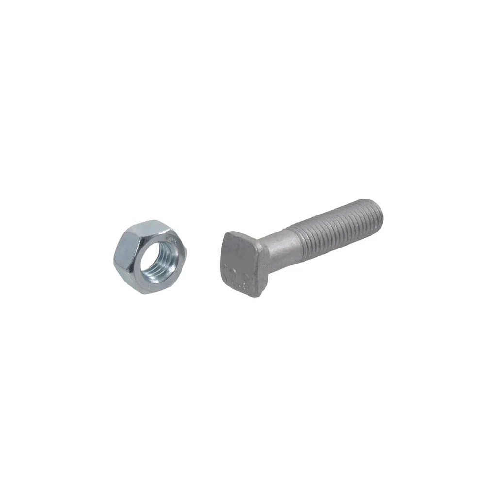 Șurub cap pătrat cu piuliță M12x60mm