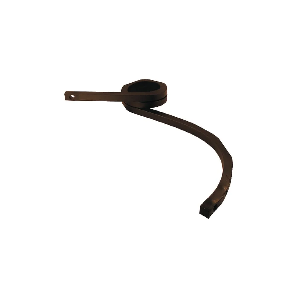 Dinte arc cultivator cu buclă profil pătrat 1" orificiu 5/8" dreapta