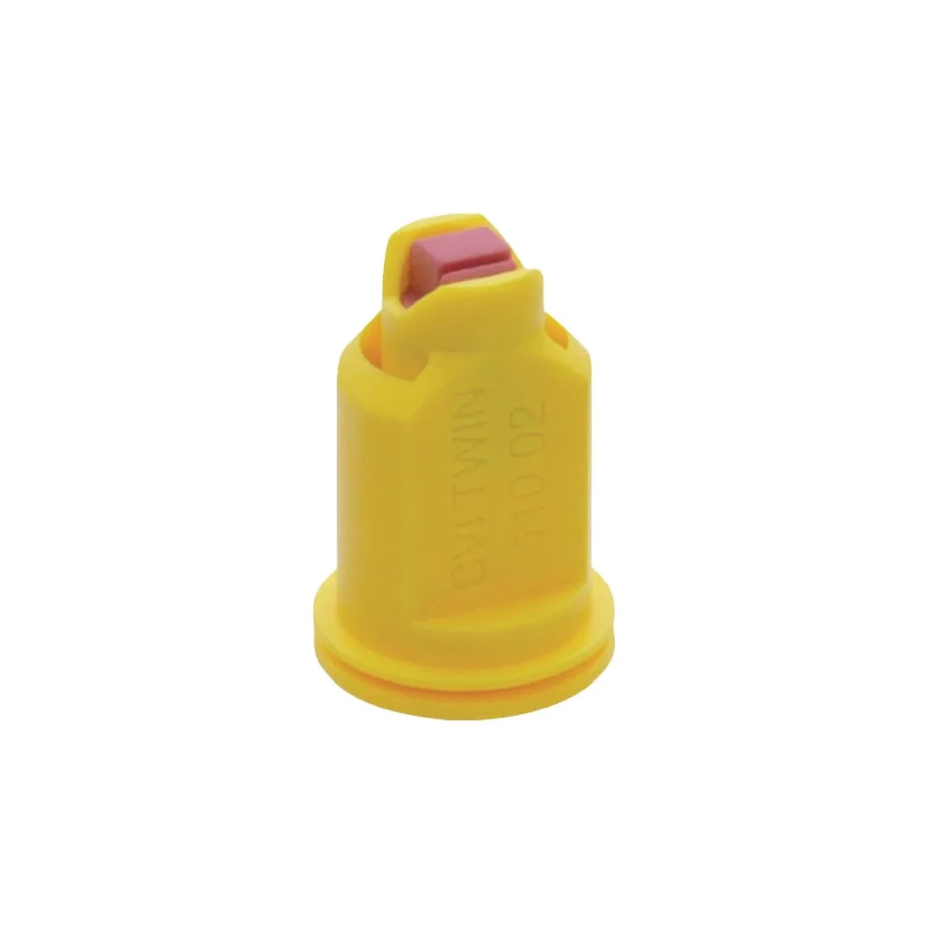 Duza dublă cu injecție de aer CVI TWIN 110° 02 ceramică galbenă Albuz