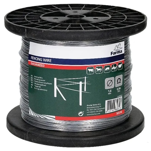 Sarma pentru gard electric - 1,6 mm x 500 m