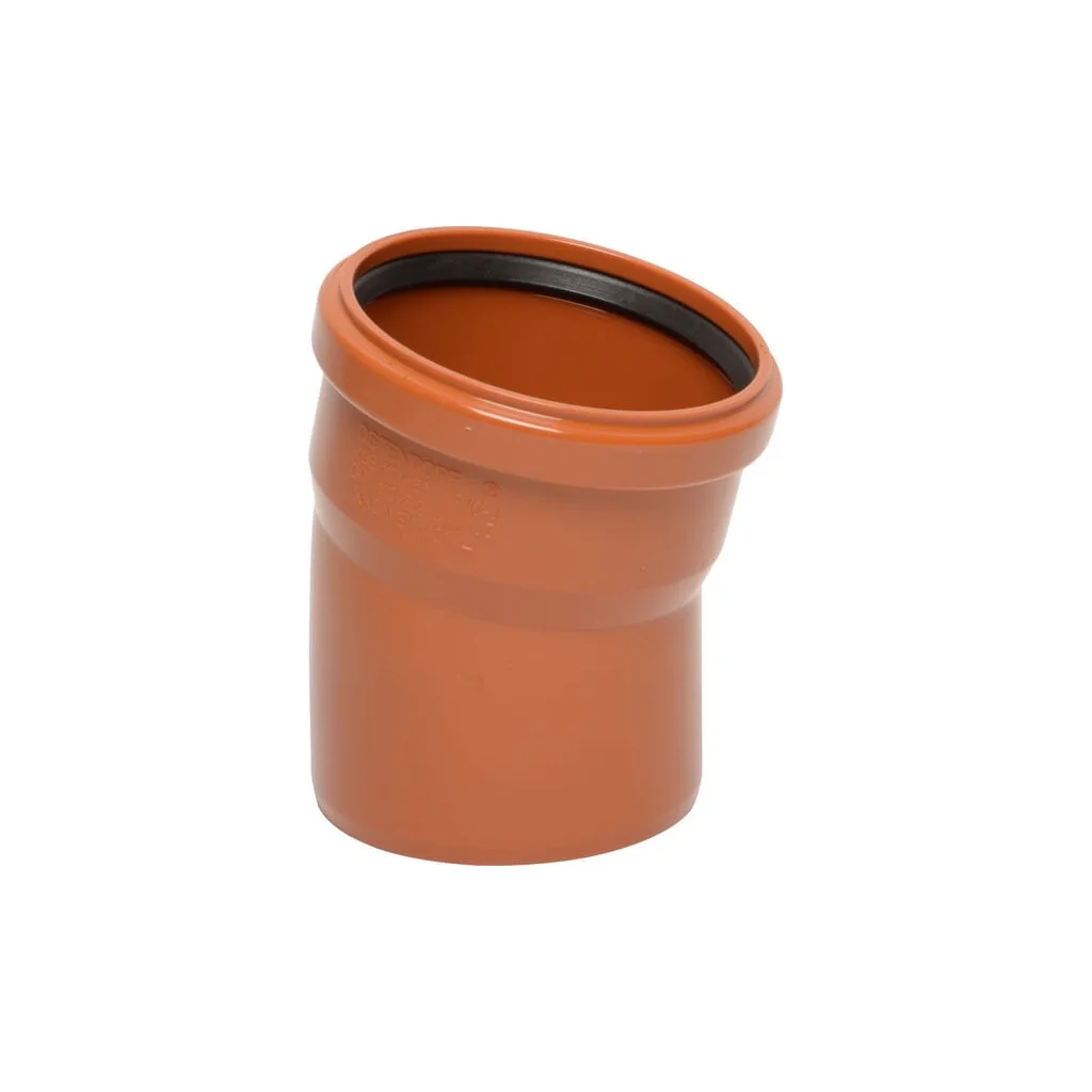 Cot PVC 110 mm x 15 °